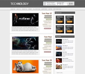 Wordpress Themes Technology WordPress Theme