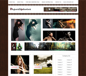 Depositphotos Blogger Template