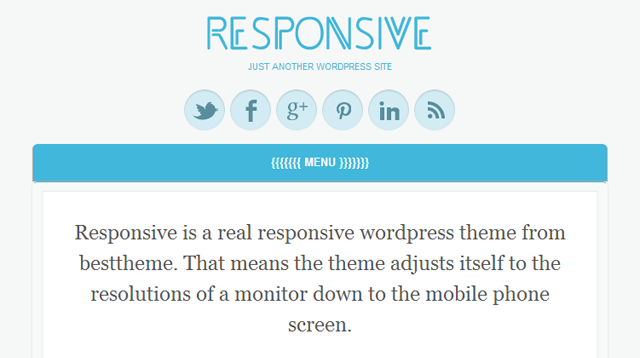 Responsive WordPress Theme